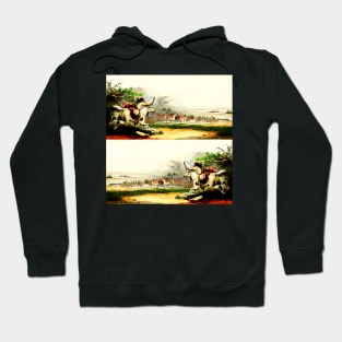 Indian tribe hunting animals Hoodie